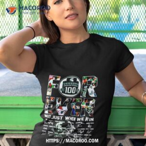 spartan stadium forever not just when we win signatures shirt tshirt 1