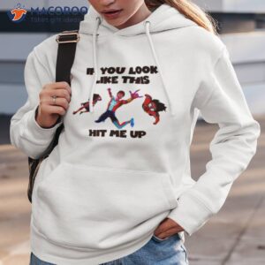 Spider Man India Pavitr Prabhakar If You Look Like This Hit Me Up Shirt