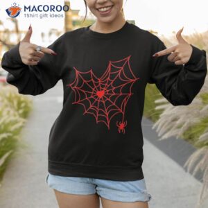 spider web halloween costume pastel goth heart tshirt shirt sweatshirt 1