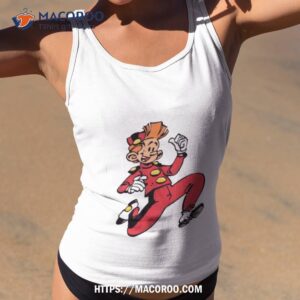 Spirou Running Gaston Lagaffe Shirt Spirou Running Gaston Lagaffe Shirt