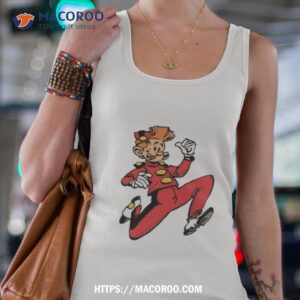 spirou running gaston lagaffe shirt tank top 4
