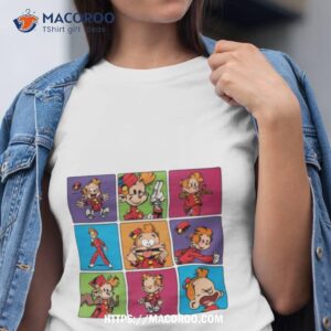 spirou squares gaston lagaffe shirt tshirt