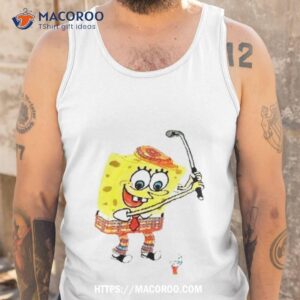 spongebob golf shirt tank top