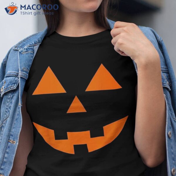 Spooky Jack O Lantern Halloween Party Pumpkin Patch Autumn Shirt