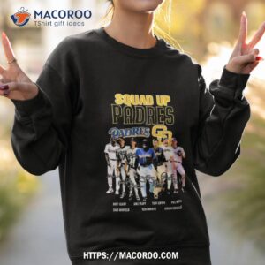 squad up padres all players signatures shirt sweatshirt 2