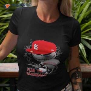 St. Louis Cardinals Jack Skellington Fear The Cardinals Halloween Shirt