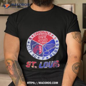 St Louis City Sc St Louis Cardinals St Louis Blues Logo Shirt