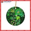 St Patrick’s Day Green Shamrock Ceramic Ornament