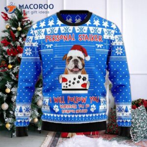 Stalker Bulldog Ugly Christmas Sweater