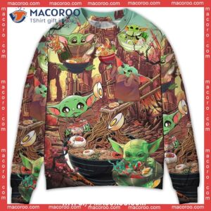 Star Wars Baby Yoda Cute Ramen Grinch Ugly Sweater