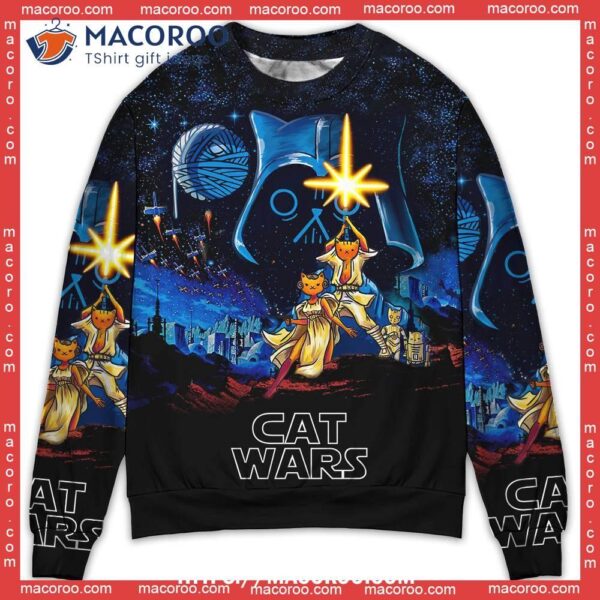 Star Wars Cat A New Hope Sweater, Christmas Cat Sweater