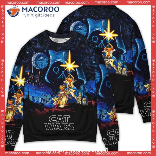 Star Wars Cat A New Hope Sweater, Christmas Cat Sweater