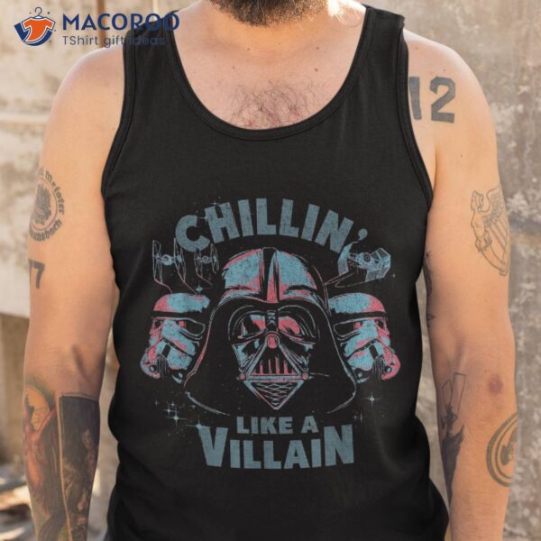 Star Wars Darth Vader Chillin Like A Villain Shirt