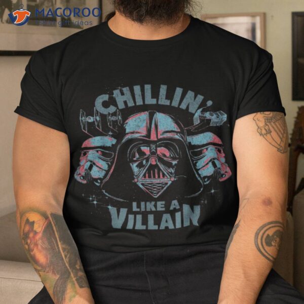 Star Wars Darth Vader Chillin Like A Villain Shirt