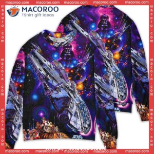 Star Wars Darth Vader Millennium Falcon Marvel Christmas Sweater