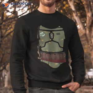 star wars distressed boba fett armor halloween shirt sweatshirt