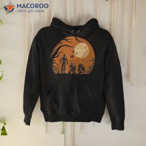 star wars droids halloween orange hue death portrait shirt hoodie