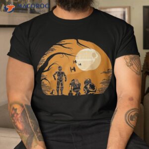 Star Wars Droids Halloween Orange Hue Death Portrait Shirt
