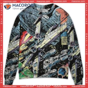 star wars han solo spaceship sweater ugly christmas sweater day 2023 0