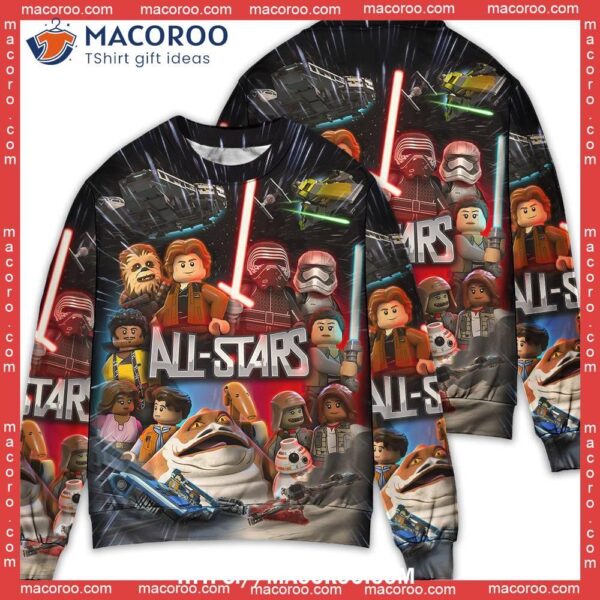 Star Wars Lego All Sweater, Marvel Christmas Sweater