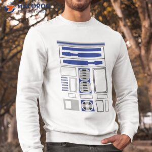 star wars r2 d2 costume halloween shirt sweatshirt