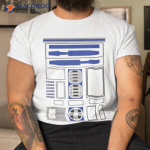 star wars r2 d2 costume halloween shirt tshirt