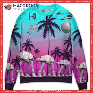 Star Wars Summer Beaches Ugly Sweater Womens