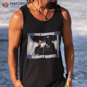 star wars that awkward elevader mot funny meme shirt tank top