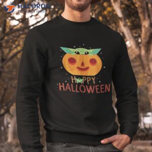 star wars the mandalorian grogu happy halloween shirt sweatshirt