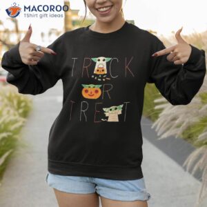 star wars the mandalorian grogu trick or treat halloween shirt sweatshirt