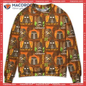 star wars tiki art funny sweater ugly sweater 0