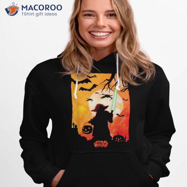 Star Wars Yoda Silhouette Halloween Shirt