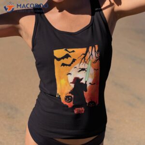 star wars yoda silhouette halloween shirt tank top 2