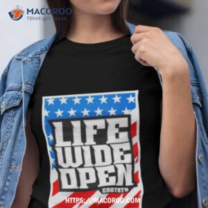 Stars And Stripes Life Wide Open Shirt