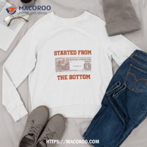 started from bottom food stamp coupon apparel shirt teacher halloween gift ideas sweatshirt