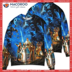 starwars cool vintage style sweater ugly christmas shirts 1