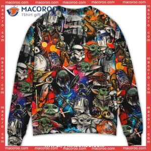 starwars highly illogical pattern sweater ugly christmas sweater womens funny 0