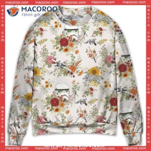 Starwars Stormtrooper Flower Vintage Autumn Funny Ugly Sweater