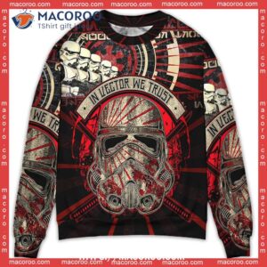 starwars stormtrooper new armor the skywalkers sweater mens funny christmas sweater 0