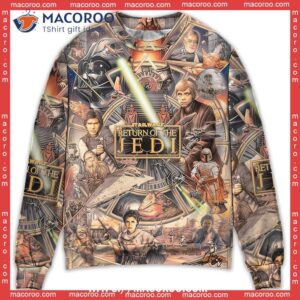 starwars the return of jedi sweater christmas sweater women 0