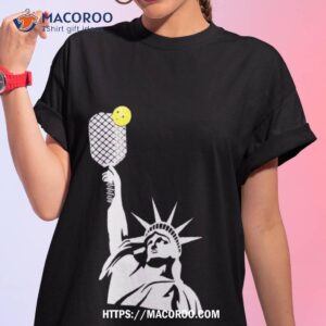 Statue Of Liberty Pickleball Shirt
