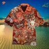 Steampunk Butterfly History Clock Hawaiian Shirts