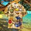 Steampunk Hot Air Balloon Hawaiian Shirt