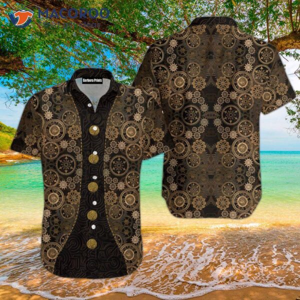 Steampunk Mechanic Hawaiian Shirts