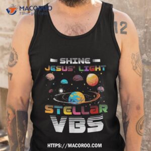 stellar bible school vbs shine jesus light christian shirt tank top