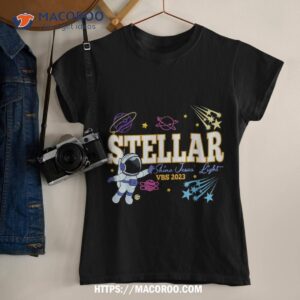 stellar shine jesus light vacation bible school 2023 space shirt tshirt
