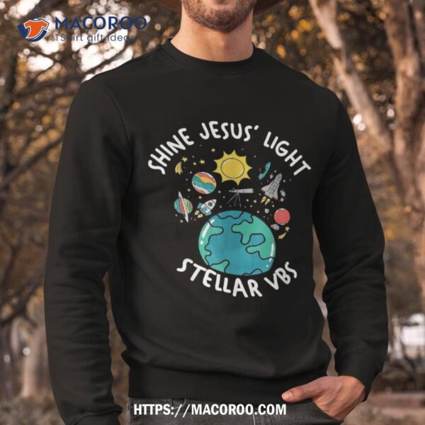 Stellar Vacation Bible School Shine Jesus’ Light Christian Shirt