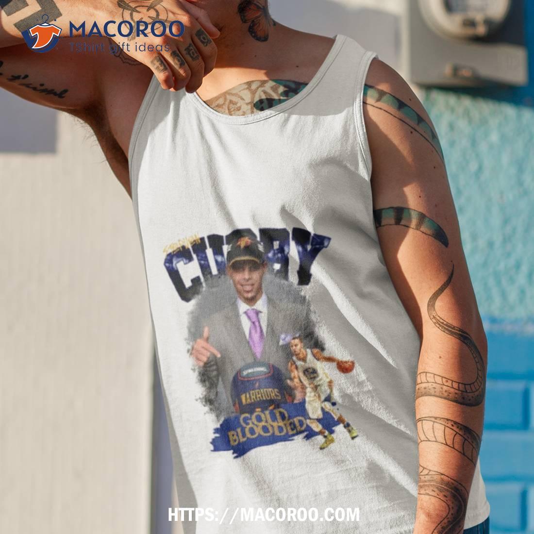 Stephen Curry Gold Blooded Basketball Shirt Stephen Curry Gold Blooded Basketball Shirt