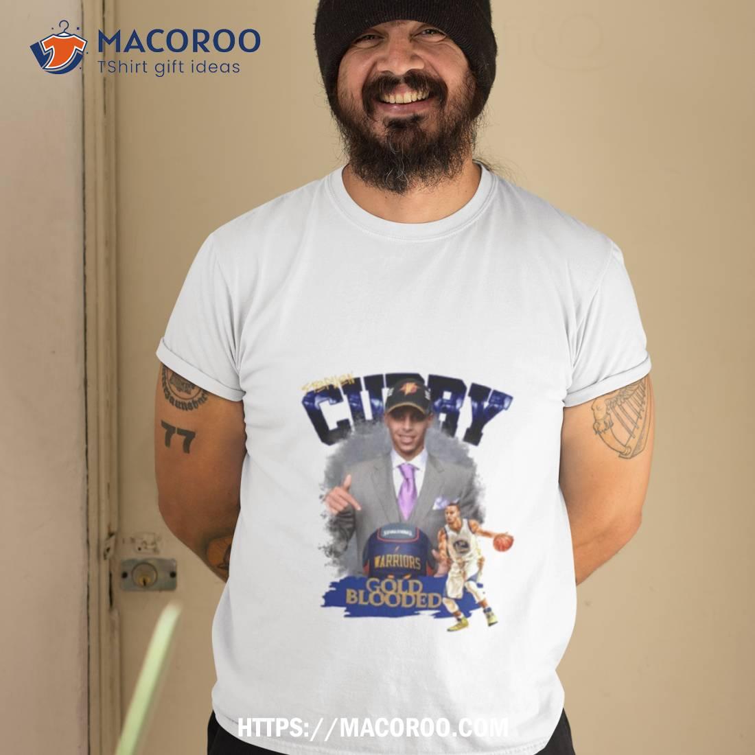 Stephen Curry Gold Blooded Basketball Shirt Stephen Curry Gold Blooded Basketball Shirt
