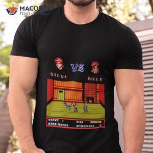 Steve Vs Billy And Max Double Dragon Shirt